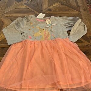 Hileelang unicorn dress size 4t